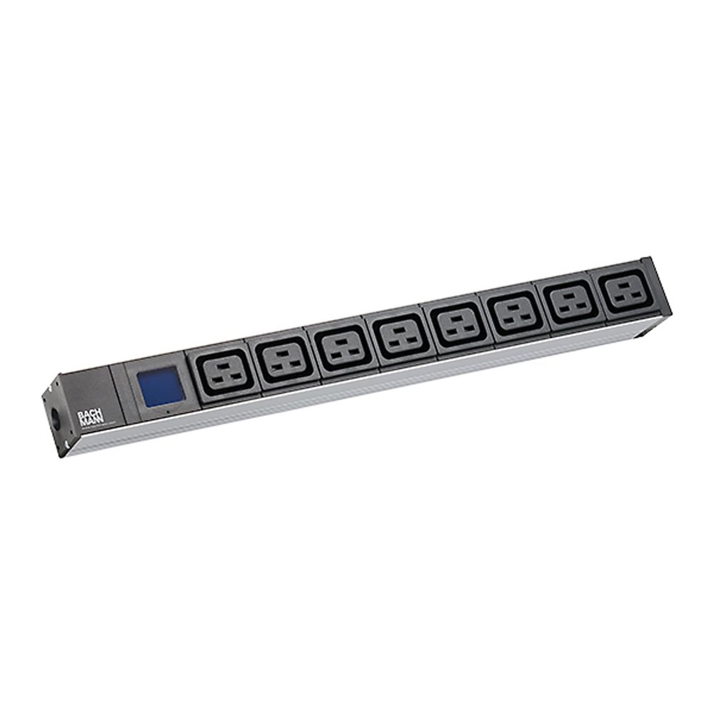 BACHMANN BN0500 19 Inch 1HE 8xC19, Power 2.0 m CEE7/7