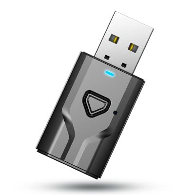 NETVIP Bluetooth 5.0 2-in-1 Transmitter and Receiver, Low Latency USB Bluetooth Audio Adapter for TV, Car, Home Stereo, Speaker, Smart TV, Tablet, Smartphone, Desktop, Headphones