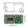 6PCS RCWL-0516 Microwave Radar Motion Sensor Module for Arduino ESP8266 Nodemcu Wemos Smart Switch Module Human Body Induction Detector 5-7M Distance 4-28V 100mA Rat Cat Detector view 2