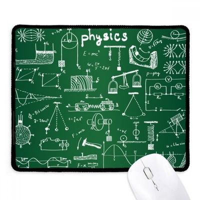 Physical Electromagnetic Mechanics Illustration Mousepad Stitched Edge Mat Rubber Gaming Pad