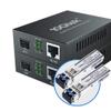 10Gtek Gigabit Ethernet Media Converter, SingleMode Dual LC Fiber to Ethernet RJ45 Converter for 10/100/1000Base-Tx to 1000Base-LX, UL Certified, 1310-nm, up to 20-km, Pack of 2 view 1