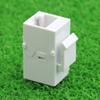 50Pcs/100Pcs CAT6 RJ45 Cable Connector 8P8C Straight Through Network Module Keystone Female to Female Extension Adapter for Plate Outlet Panel (100Pcs) view 3