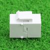 50Pcs/100Pcs CAT6 RJ45 Cable Connector 8P8C Straight Through Network Module Keystone Female to Female Extension Adapter for Plate Outlet Panel (100Pcs) view 4