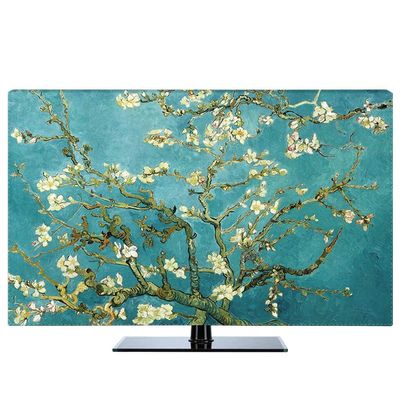 NANKAN 22-80 Inches TV Cover, Bright Colorful Dust Proof TV Screen Protector for LCD LED, Indoor Bedroom Living Room Decoration Dust Cover (Color : Green, Size : 28in)