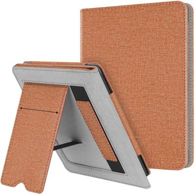 ALMIGHTY Water-Safe Case Fits Kindle Paperwhite (10th Generation, 2018 Releases), Lightweight PU Leather Smart Cover Shell with Stand and Strap for Amazon Kindle Paperwhite 4 E-Reader, Brown