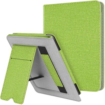 ALMIGHTY Water-Safe Case Fits Kindle Paperwhite (10th Generation, 2018 Releases), Lightweight PU Leather Smart Cover Shell with Stand and Strap for Amazon Kindle Paperwhite 4 E-Reader, Green