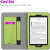 ALMIGHTY Water-Safe Case Fits Kindle Paperwhite (10th Generation, 2018 Releases), Lightweight PU Leather Smart Cover Shell with Stand and Strap for Amazon Kindle Paperwhite 4 E-Reader, Green view 3