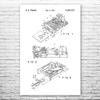 Floppy Disk Drive Poster Print, Computer Science Art, Programmer Gift, Disk Drive Art Print, Computer Lab Art Black & White (12 inch x 16 inch) view 1
