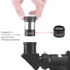 Bindpo 2X Barlow Lens, 1.25inch Fully Multi-Coated Optical Glass Lens, M28.6 Thread Metal Barlow Lens,for 1.25in/31.7mm Astronomic Telescope view 2