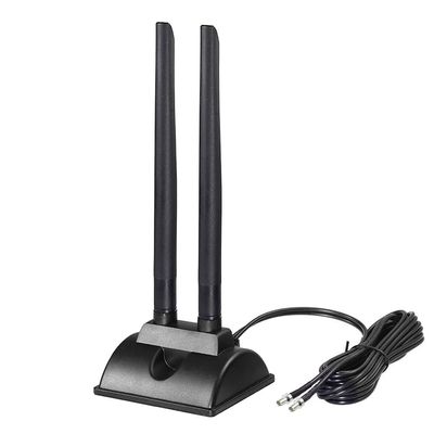 Bingfu 4G LTE Antenna 6dBi Magnetic Base MIMO TS9 Antenna Compatible with Verizon AT&T T-Mobile Sprint 4G LTE Mobile Hotspot MiFi Router Cellular Broadband Modem USB Modem Dongle Adapter