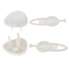 Fielect Outlet Plugs Covers Childproof Outlet Covers Protectors Electric Socket Cover Electrical Protector 3-Pin White, 25 Pcs Protection Cap + 5 Pcs Opener view 2