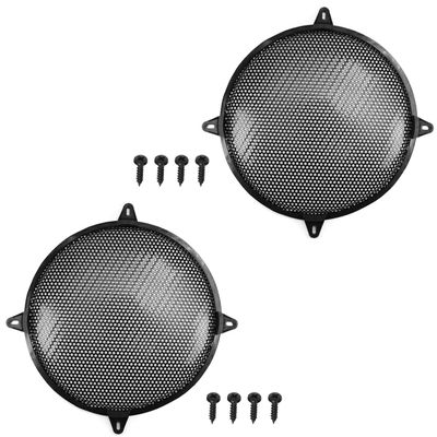 Fielect 2Pcs 10 inch Speaker Grill Cover SubWoofer Grille Speaker Covers Waffle Grill Cover Guard Protector Grille Audio Accessories Black