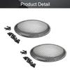 Fielect 2Pcs 10 inch Speaker Grill Cover SubWoofer Grille Speaker Covers Waffle Grill Cover Guard Protector Grille Audio Accessories Black view 4