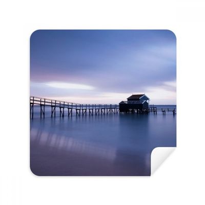 Ocean House Water Science Nature Picture Glasses Cloth Screen Cleaner Suede Fabric 2 Pack