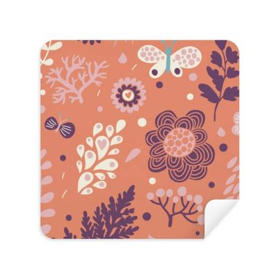 Pansy Flower Paint Glasses Cloth Screen Cleaner Suede Fabric 2 Pack