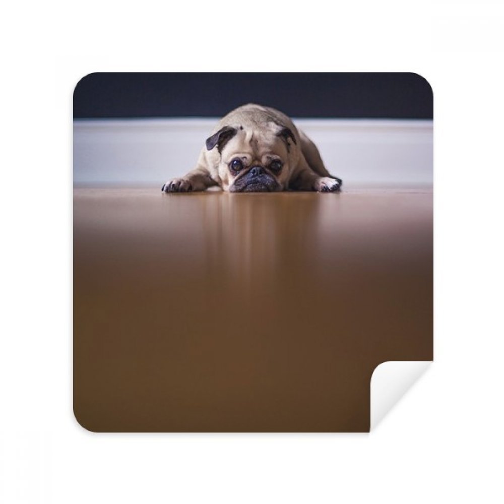 Dog Animal Room Floor Picture Glasses Cloth Screen Cleaner Suede Fabric 2 Pack