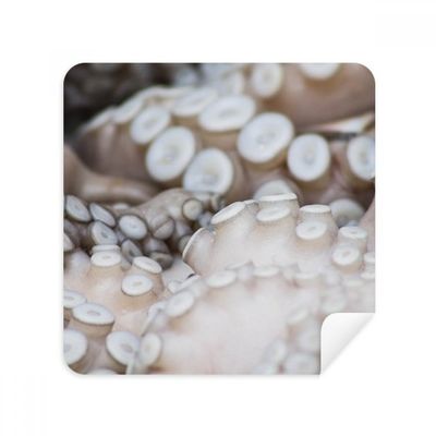 Marine Organism Squid Tentacle Animal Glasses Cloth Screen Cleaner Suede Fabric 2 Pack