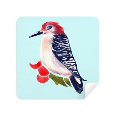 Bird Animal Magpie Redhead Glasses Cloth Screen Cleaner Suede Fabric 2 Pack