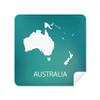 Australia Oceania Continent Outline Map Glasses Cloth Screen Cleaner Suede Fabric 2 Pack view 1