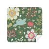 Dark Green Flower Paint Glasses Cloth Screen Cleaner Suede Fabric 2 Pack view 1
