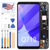 6.2" Screen Replacement for LG Stylo 4 / Q Stylus Q710 Q710MS Q710AL Q710US LCD Display Touch Digitizer Glass Panel Assembly Free Tools (Black with Frame) view 1