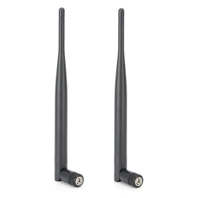Zopsc 2PCs 6DB 2.4/5.8G DualBand High Gain Router Antenna System SMA Inner Hole with SMA Female Hole