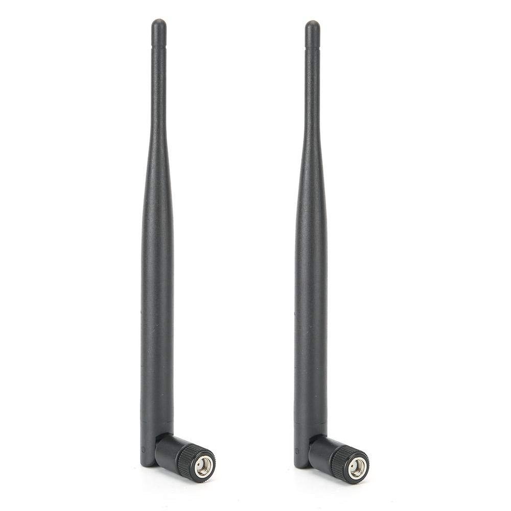 Zopsc 2PCs 6DB 2.4/5.8G DualBand High Gain Router Antenna System SMA Inner Hole with SMA Female Hole