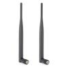 Zopsc 2PCs 6DB 2.4/5.8G DualBand High Gain Router Antenna System SMA Inner Hole with SMA Female Hole view 1