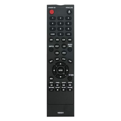 AIDITIYMI NB691 NB691UD NB691UH Replacement Remote Control Compatible with Magnavox DVD Player MDV2300 MDV2300/F7 MDV3400 MDV3400/F7 DP170FX4 MDV2300 MDV2300/F7 DP100FX4 DP170FX4 DP100MW8 NB093UD
