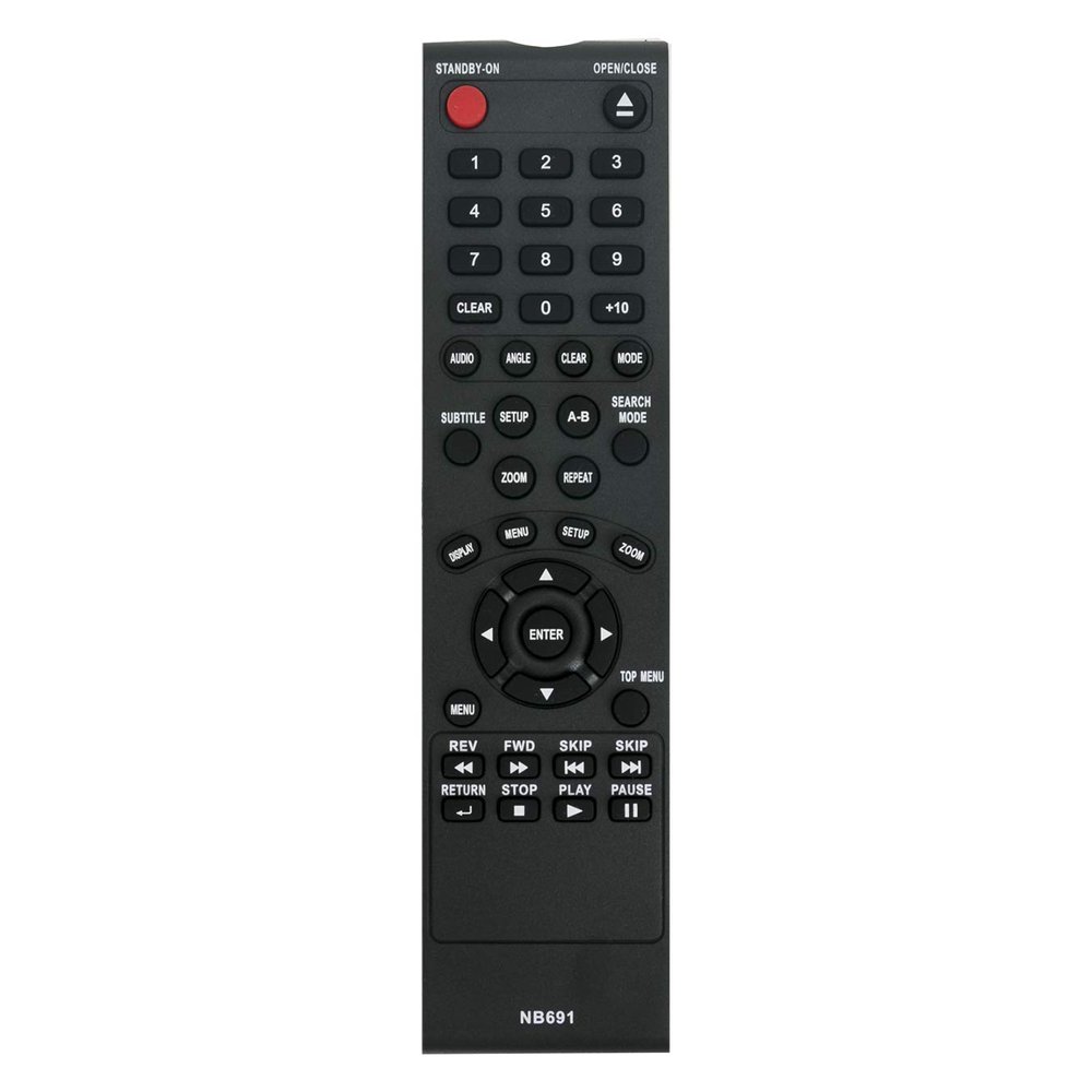 AIDITIYMI NB691 NB691UD NB691UH Replacement Remote Control Compatible with Magnavox DVD Player MDV2300 MDV2300/F7 MDV3400 MDV3400/F7 DP170FX4 MDV2300 MDV2300/F7 DP100FX4 DP170FX4 DP100MW8 NB093UD