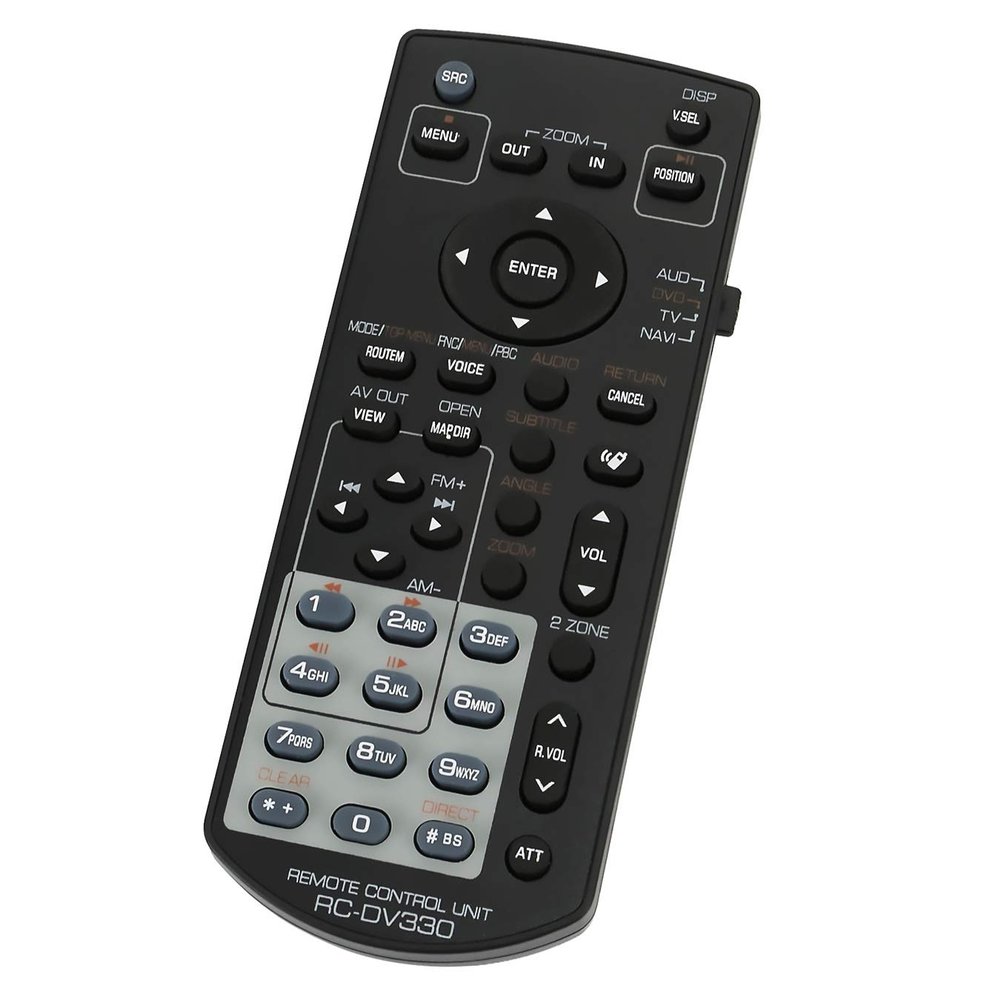 AIDITIYMI RC-DV330 RCDV330 A70-2082-15 Replacement Remote Control fit for Kenwood Receiver DNX7000EX DNX7140 DNX7240BT DNX7340BT