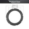 Fielect 9.8inch/250mm Rubber Speaker Edge Surround Rings Replacement Kit for Speaker Repair or DIY Black 1Pcs view 2