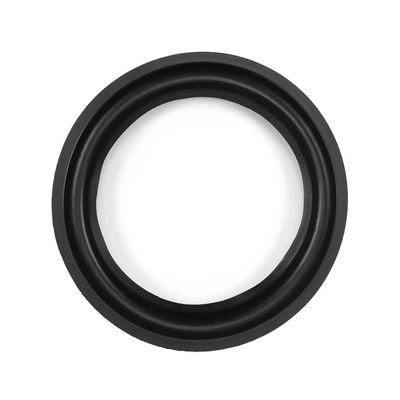 Fielect 5.1inch/130mm Rubber Speaker Edge Surround Rings Replacement Kit for Speaker Repair or DIY Black 1Pc