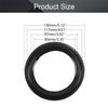 Fielect 5.1inch/130mm Rubber Speaker Edge Surround Rings Replacement Kit for Speaker Repair or DIY Black 1Pc view 2