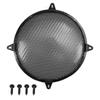 Fielect 8 inch Speaker Grill Cover Mesh SubWoofer Grill Speaker Covers Waffle Grill Cover Guard Protector Audio Accessories Black view 1