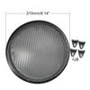 Fielect 8 inch Speaker Grill Cover Mesh SubWoofer Grill Speaker Covers Waffle Grill Cover Guard Protector Audio Accessories Black view 2