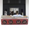 ciciglow Red Wood Grain Bluetooth Speaker, Portable Soundbar Speaker with 3W Subwoofer PC Phone Desktop Music Player view 2