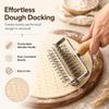 EVEDMOT Pizza Dough Docker Pastry Roller Stainless Steel,Pizza Docking Tool view 4