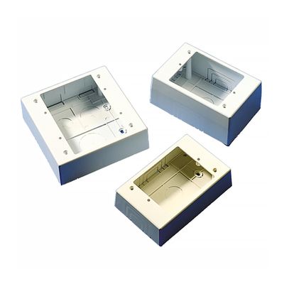 HellermannTyton - TSRPI-RB - Rnd Jct Box 1-1/4in Deep PVC Ivry - (Pack of 1)