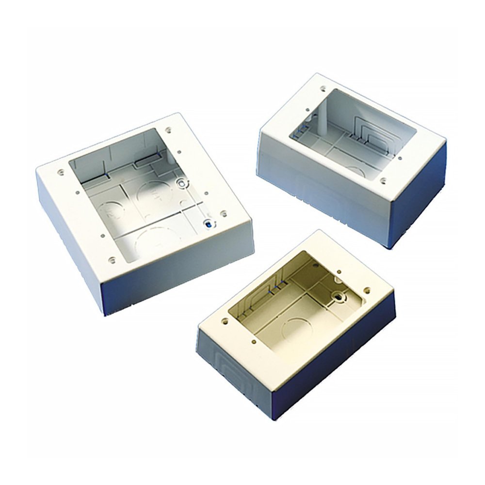 HellermannTyton - TSRPI-RB - Rnd Jct Box 1-1/4in Deep PVC Ivry - (Pack of 1)