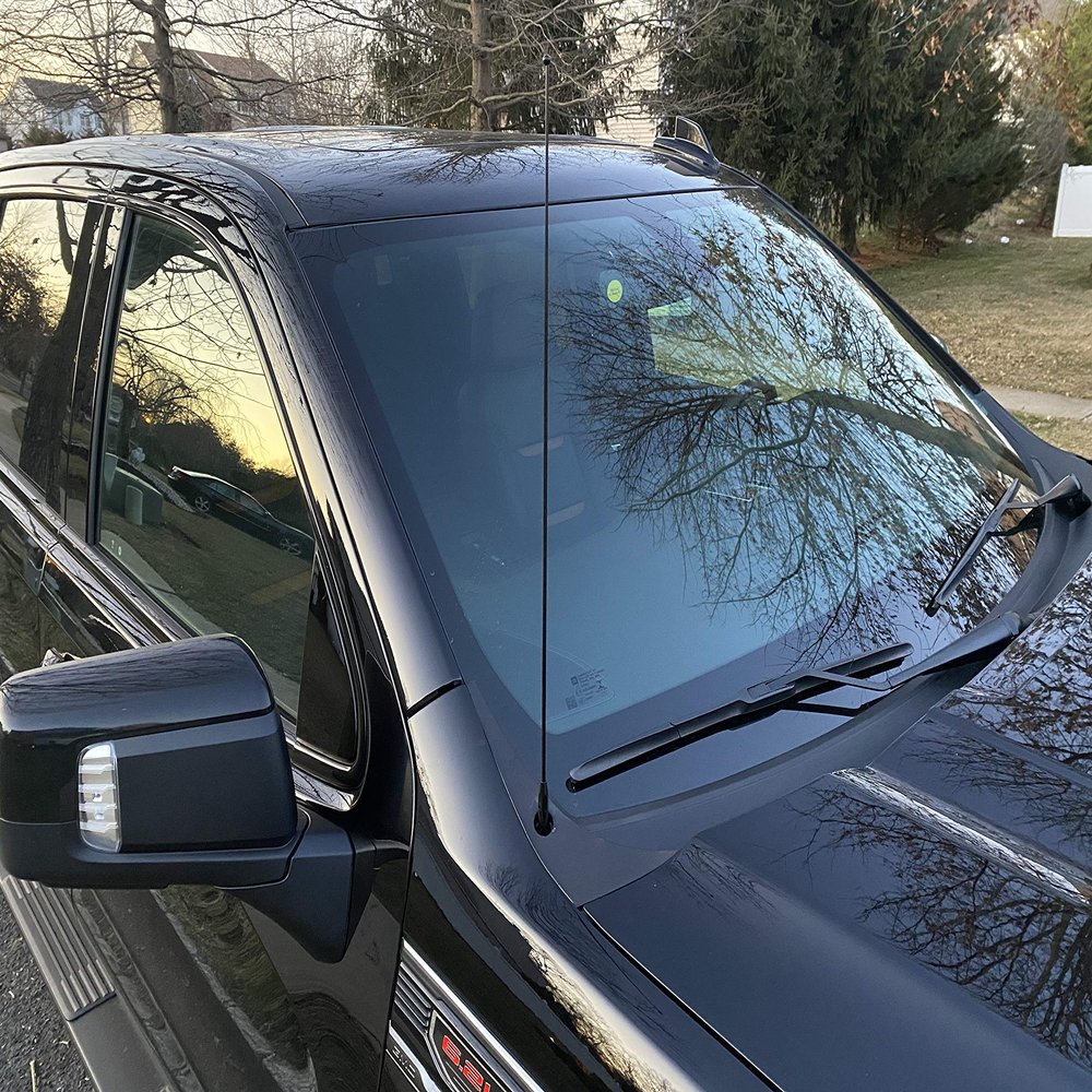 21 Inch Stainless Black Antenna MAST for GMC Sierra 1500 2006-2022