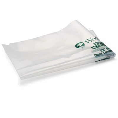 WoodRiver Dust Connection Clear Lower Dust Bags - 500mm/20"Diameter - 5 Bags