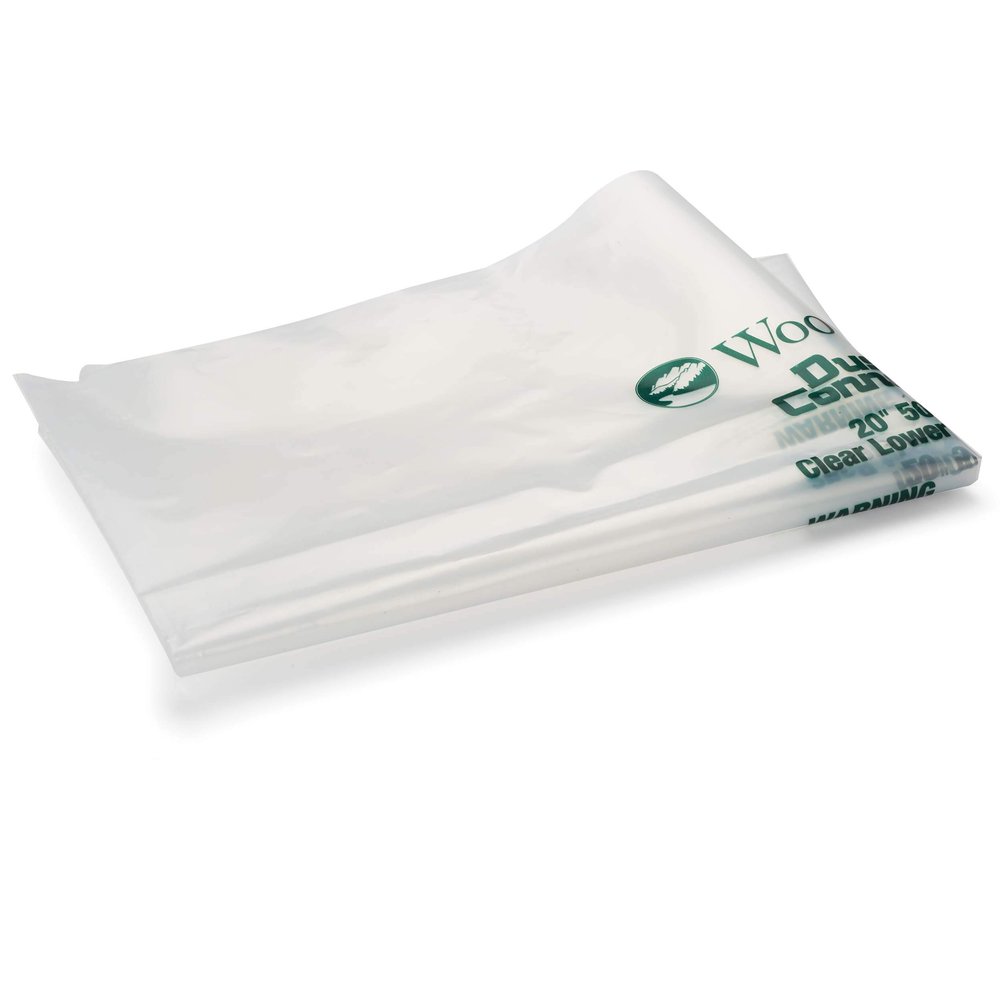 WoodRiver Dust Connection Clear Lower Dust Bags - 500mm/20"Diameter - 5 Bags