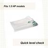 WoodRiver Dust Connection Clear Lower Dust Bags - 500mm/20"Diameter - 5 Bags view 3