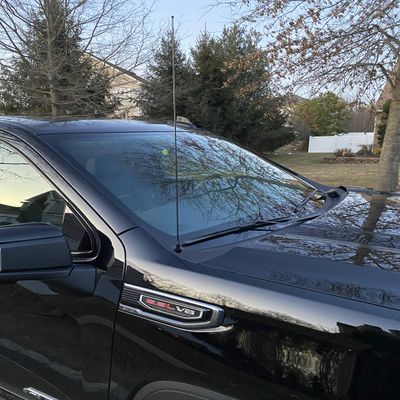 31 Inch Stainless Black Antenna MAST for GMC Sierra 1500 2006-2022
