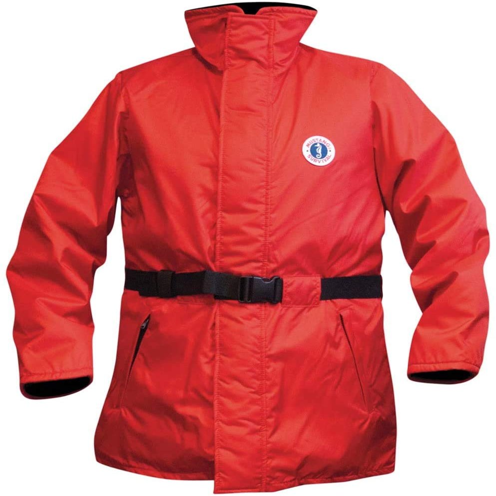 MUSTANG SURVIVAL - Catalyst Floatation Jacket (Black-XXL) - Harmonized Approval (CAN and US), 10k Waterproof, M-Tech Comfort System, Underarm ventiliation zips, D-Ring for Engine Kill Switch
