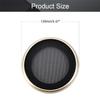 Fielect 4Pcs 4" Speaker Grill Cover Mesh Speaker Grill Gold Decorative Circle Woofer Guard Protector Cover Audio Accessories with 16 Screws view 2