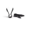THE CIMPLE CO Ethernet and Coaxial Cable Clips for Stucco, Drywall, Brick, Concrete - Push-in Wall Anchors for Wires - Indoor/Outdoor Coax Cable Clips - Pack of 10, Black view 1