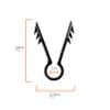THE CIMPLE CO Ethernet and Coaxial Cable Clips for Stucco, Drywall, Brick, Concrete - Push-in Wall Anchors for Wires - Indoor/Outdoor Coax Cable Clips - Pack of 10, Black view 3