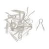 THE CIMPLE CO Stucco and Drywall Cable Clips for Coaxial and Similar Cables - Push-in Masonry Anchors - RG59, RG6, Ethernet, and Similar - Cable Clips, Pack of 50 - White view 2